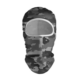 Балаклава 3D с принтом ВЯЗАНЫЙ КАМУФЛЯЖ в Белгороде, 100% полиэстер, ткань с особыми свойствами — Activecool | плотность 150–180 г/м2; хорошо тянется, но при этом сохраняет форму. Закрывает шею, вокруг отверстия для глаз кайма. Единый размер | Тематика изображения на принте: camouflage | армия | военная форма | военный | вооружение | вооруженные силы | вязанный | вязаный | защита | защитный цвет | камуфляж | маскировка | серый | солдат | униформа | форма