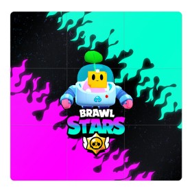 Магнитный плакат 3Х3 с принтом BRAWL STARS (SPROUT) [26] в Белгороде, Полимерный материал с магнитным слоем | 9 деталей размером 9*9 см | 8 bit | android | brawl | brawl stars | clash | clash royale | game | leon | royale | sprout | stars | андроид | игра | кольт | леон | мобильные игры | спраут