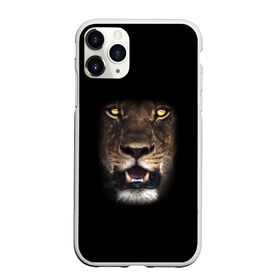 Чехол для iPhone 11 Pro Max матовый с принтом Fangs в Белгороде, Силикон |  | eyes | fangs | grin | jaw | lioness | muzzle | nose | глаза | клыки | львица | нос | оскал | пасть