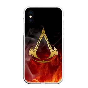 Чехол для iPhone XS Max матовый с принтом ASSASSIN`S CREED VALHALLA в Белгороде, Силикон | Область печати: задняя сторона чехла, без боковых панелей | crow | slayer | valhalla | vikings | асасин | ассасин крид | ассассин | вальхалла | викинги | ворон | тамплиеры