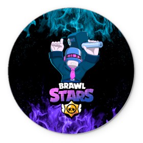 Коврик для мышки круглый с принтом Brawl Stars DJ Frank в Белгороде, резина и полиэстер | круглая форма, изображение наносится на всю лицевую часть | brawl | brawl brawl stars | brawl stars | dj frank | frank | franky | бравл | бравл старс | бравл фрэнк | диджей | диджей фрэнк | френк | фрэнк