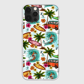 Чехол для iPhone 12 Pro Max с принтом Летнее Настроение в Белгороде, Силикон |  | волны | деревья | купальник | лето | листья | море | океан | остров | отпуск | пальмы | пляж | природа | птицы | путешествие | серфинг | солнце | спорт | таиланд | тропики | туризм | цветы