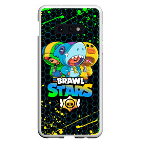 Чехол для Samsung S10E с принтом BRAWL STARS LEON SKINS в Белгороде, Силикон | Область печати: задняя сторона чехла, без боковых панелей | bibi | brawl stars | coach mike | crow | leon | leon shark | max | mecha crow | mr.p | phoenix | sally leon | spike | sprout | unicorn | virus 8 bit | werewolf | ворон | оборотень | пингвин