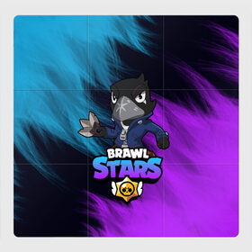 Магнитный плакат 3Х3 с принтом Brawl Stars CROW в Белгороде, Полимерный материал с магнитным слоем | 9 деталей размером 9*9 см | 8 bit | 8 бит | bibi | brawl | brawl stars | crow | leon | spike | sprout | stars | бравл | бравл старс | браво старс | игра | компьютерная | кров | леон | онлайн | старс