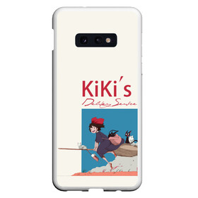 Чехол для Samsung S10E с принтом Kiki’s Delivery Service в Белгороде, Силикон | Область печати: задняя сторона чехла, без боковых панелей | kiki’s delivery service | аниме | ведьмина служба доставки | мультфильм