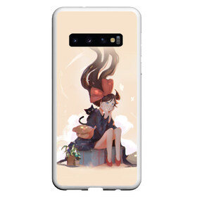 Чехол для Samsung Galaxy S10 с принтом Kiki’s Delivery Service в Белгороде, Силикон | Область печати: задняя сторона чехла, без боковых панелей | kiki’s delivery service | аниме | ведьмина служба доставки | мультфильм