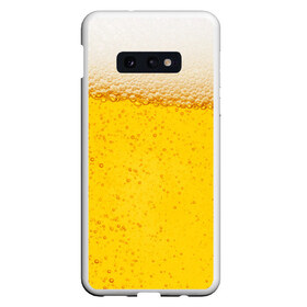 Чехол для Samsung S10E с принтом Пиво в Белгороде, Силикон | Область печати: задняя сторона чехла, без боковых панелей | Тематика изображения на принте: пенное | хмельное