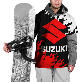 Накидка на куртку 3D с принтом SUZUKI (2) в Белгороде, 100% полиэстер |  | suzuki | авто | автомобиль | сузуки