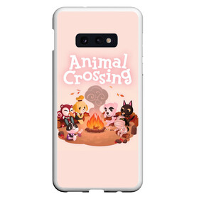 Чехол для Samsung S10E с принтом Animal Crossing в Белгороде, Силикон | Область печати: задняя сторона чехла, без боковых панелей | Тематика изображения на принте: animal crossing | isabelle | tom nook | энимал кроссинг