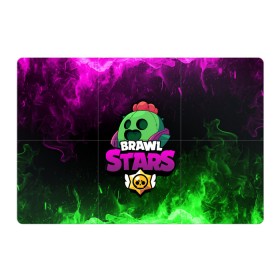 Магнитный плакат 3Х2 с принтом Spike BRAWL STARS в Белгороде, Полимерный материал с магнитным слоем | 6 деталей размером 9*9 см | brawl stars spike | spike | бравл старс спайк | бравлер | кактус | спайк