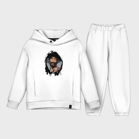 Детский костюм хлопок Oversize с принтом Snoop Dogg в Белгороде,  |  | 2pac | black | dog | dr dre | hip hop | rap | snoop dogg | west coast | гангстер | микрофон | музыка | рифма | рэп | рэпер | снуп дог | собака | хип хоп