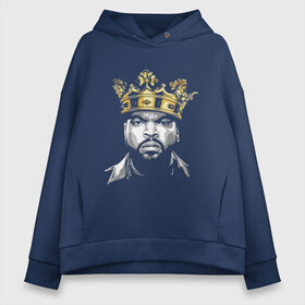 Женское худи Oversize хлопок с принтом Ice Cube King в Белгороде, френч-терри — 70% хлопок, 30% полиэстер. Мягкий теплый начес внутри —100% хлопок | боковые карманы, эластичные манжеты и нижняя кромка, капюшон на магнитной кнопке | 2pac | black | compton | dog | dr dre | hip hop | ice cube | king | nwa | rap | snoop dogg | west coast | westside | айс кьюб | гангстер | голос улиц | король | микрофон | музыка | рифма | рэп | рэпер | хип хоп