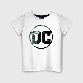 Детская футболка хлопок с принтом Joker в Белгороде, 100% хлопок | круглый вырез горловины, полуприлегающий силуэт, длина до линии бедер | dc | joker | shtatjl | джокер | логотип