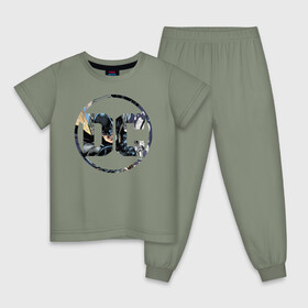 Детская пижама хлопок с принтом Batman в Белгороде, 100% хлопок |  брюки и футболка прямого кроя, без карманов, на брюках мягкая резинка на поясе и по низу штанин
 | batman | dc | shtatjl | бэтмен | логотип