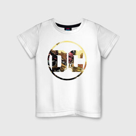 Детская футболка хлопок с принтом Sinestro в Белгороде, 100% хлопок | круглый вырез горловины, полуприлегающий силуэт, длина до линии бедер | dc | shtatjl | sinestro | логотип | синестро