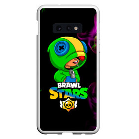 Чехол для Samsung S10E с принтом Leon Brawl Stars в Белгороде, Силикон | Область печати: задняя сторона чехла, без боковых панелей | Тематика изображения на принте: brawl stars | brawl stars leon | leon | leon green | leon зеленый | бравл старс | зеленый леон | леон | леон огонь | леон старс | скин зеленый