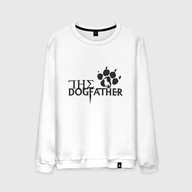 Мужской свитшот хлопок с принтом The Dogfather в Белгороде, 100% хлопок |  | amimals | dog | doggy | woof | арт | боксер | бульдог | бультерьер | волк | гав | доберман | дог | долматинец | друг | животные | йорк | картинка | мопс | овчарка | пёс | песик | питомец | пудель | рисунок | сенбернар