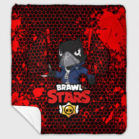 Плед с рукавами с принтом Brawl Stars CROW в Белгороде, 100% полиэстер | Закругленные углы, все края обработаны. Ткань не мнется и не растягивается. Размер 170*145 | 8 bit | 8 бит | bibi | brawl | brawl stars | crow | leon | spike | sprout | stars | бравл | бравл старс | браво старс | игра | компьютерная | кров | леон | онлайн | старс