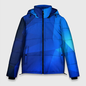 Мужская зимняя куртка 3D с принтом SHADES OF BLUE в Белгороде, верх — 100% полиэстер; подкладка — 100% полиэстер; утеплитель — 100% полиэстер | длина ниже бедра, свободный силуэт Оверсайз. Есть воротник-стойка, отстегивающийся капюшон и ветрозащитная планка. 

Боковые карманы с листочкой на кнопках и внутренний карман на молнии. | geometry | kaleidoscope | pattern | pilygon | polyscape | space | textures | tie dye | абстракт | броня | вселенная | геометрия | города | каледоскоп | космос | паттерн | полигон | полискейп | природа | тай дай | текстура | текстуры