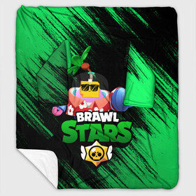 Плед с рукавами с принтом SPROUT BRAWL STARS в Белгороде, 100% полиэстер | Закругленные углы, все края обработаны. Ткань не мнется и не растягивается. Размер 170*145 | brawl | brawl stars | brawl stars sprout | clash | sprout | tropical sprout | бравл старс | игра | мобильные игры | спраут | тропический спрут