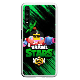 Чехол для Honor 20 с принтом SPROUT BRAWL STARS в Белгороде, Силикон | Область печати: задняя сторона чехла, без боковых панелей | brawl | brawl stars | brawl stars sprout | clash | sprout | tropical sprout | бравл старс | игра | мобильные игры | спраут | тропический спрут