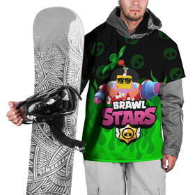 Накидка на куртку 3D с принтом СПРАУТ BRAWL STARS в Белгороде, 100% полиэстер |  | brawl | brawl stars | brawl stars sprout | clash | sprout | tropical sprout | бравл старс | игра | мобильные игры | спраут | тропический спрут