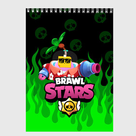 Скетчбук с принтом СПРАУТ BRAWL STARS в Белгороде, 100% бумага
 | 48 листов, плотность листов — 100 г/м2, плотность картонной обложки — 250 г/м2. Листы скреплены сверху удобной пружинной спиралью | Тематика изображения на принте: brawl | brawl stars | brawl stars sprout | clash | sprout | tropical sprout | бравл старс | игра | мобильные игры | спраут | тропический спрут