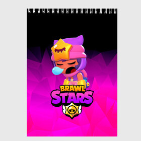 Скетчбук с принтом BRAWL STARS SANDY в Белгороде, 100% бумага
 | 48 листов, плотность листов — 100 г/м2, плотность картонной обложки — 250 г/м2. Листы скреплены сверху удобной пружинной спиралью | bibi | brawl stars | coach mike | crow | gale | leon | leon shark | max | mecha crow | mr.p | phoenix | sally leon | sandy | spike | sprout | tara | unicorn | virus 8 bit | werewolf | ворон | оборотень