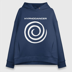 Женское худи Oversize хлопок с принтом HYPNODANCER в Белгороде, френч-терри — 70% хлопок, 30% полиэстер. Мягкий теплый начес внутри —100% хлопок | боковые карманы, эластичные манжеты и нижняя кромка, капюшон на магнитной кнопке | hypnodancer | hypnodancer little | little big | uno | группа little big | литл биг | надпись