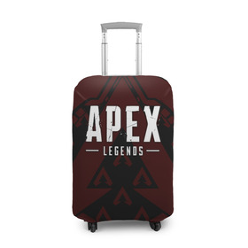 Чехол для чемодана 3D с принтом APEX LEGENDS  в Белгороде, 86% полиэфир, 14% спандекс | двустороннее нанесение принта, прорези для ручек и колес | apex | apex legends | battle | battle royal | bloodhound | titanfall | wraith | апекс | апекс легендс | батл рояль | битва | война | каустик | королевская битва