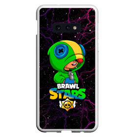 Чехол для Samsung S10E с принтом Leon Brawl Stars в Белгороде, Силикон | Область печати: задняя сторона чехла, без боковых панелей | brawl stars | brawl stars leon | leon | leon green | бравл старс | зеленый леон | леон | леон огонь | леон старс | скин зеленый