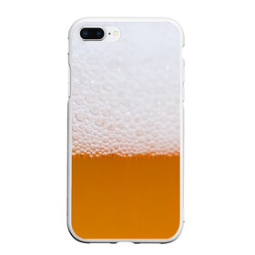 Чехол для iPhone 7Plus/8 Plus матовый с принтом ТЕМАПИВО в Белгороде, Силикон | Область печати: задняя сторона чехла, без боковых панелей | Тематика изображения на принте: beer | бир | напитки | пенное