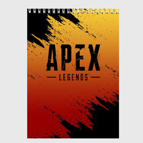 Скетчбук с принтом APEX LEGENDS в Белгороде, 100% бумага
 | 48 листов, плотность листов — 100 г/м2, плотность картонной обложки — 250 г/м2. Листы скреплены сверху удобной пружинной спиралью | apex | apex legends | battle | battle royal | bloodhound | titanfall | wraith | апекс | апекс легендс | батл рояль | битва | война | каустик | королевская битва