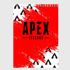 Скетчбук с принтом APEX LEGENDS в Белгороде, 100% бумага
 | 48 листов, плотность листов — 100 г/м2, плотность картонной обложки — 250 г/м2. Листы скреплены сверху удобной пружинной спиралью | apex | apex legends | battle | battle royal | bloodhound | titanfall | wraith | апекс | апекс легендс | батл рояль | битва | война | каустик | королевская битва