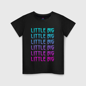 Детская футболка хлопок с принтом LITTLE BIG | ЛИТЛ БИГ (Z) в Белгороде, 100% хлопок | круглый вырез горловины, полуприлегающий силуэт, длина до линии бедер | gokk | little | little big | uno | евровидение 2020 | ильич | илья | литл биг | литлбиг | литтл биг | маленький большой | панк поп рэйв | прусикин | рейв | рэп | таюрская | уно