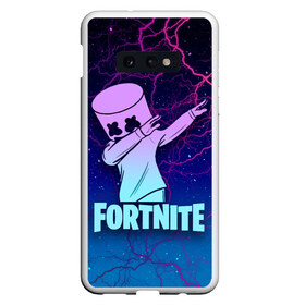 Чехол для Samsung S10E с принтом Fortnite Marshmello в Белгороде, Силикон | Область печати: задняя сторона чехла, без боковых панелей | Тематика изображения на принте: chapter 2 | dab | fortnite | i was there | i was there pleasant park feb 2 2019 | marshmello | глава 2 | даб | зефир | игра | маршмелло | маршмеллоу | маршмело | фортнайт | я был там