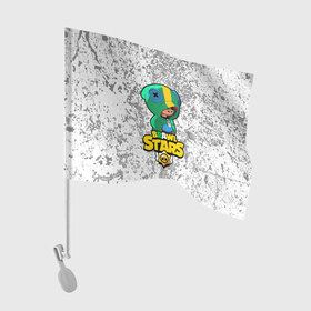 Флаг для автомобиля с принтом BRAWL STARS LEON в Белгороде, 100% полиэстер | Размер: 30*21 см | allstars | clash royale | бравл старс | бравл старс скин | браво старс | герой | игра brawl | игра бравл | игра бравл старс | персонаж | старс игра