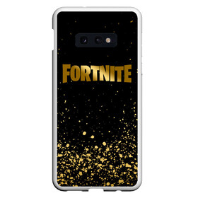 Чехол для Samsung S10E с принтом FORTNITE GOLDEN в Белгороде, Силикон | Область печати: задняя сторона чехла, без боковых панелей | Тематика изображения на принте: deadmau5 | fortnite | fortnite 2 | fortnite x маршмелло | ikonik | marshmello | ninja | ninja streamer | raven | travis scott | ворон | иконик | ниндзя | пили | рейвен | трэвис скотт | фортнайт