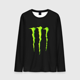 Мужской лонгслив 3D с принтом MONSTER ENERGY в Белгороде, 100% полиэстер | длинные рукава, круглый вырез горловины, полуприлегающий силуэт | Тематика изображения на принте: black monster | bmx | claw | cybersport | energy | monster | monster energy | moto | motocross | race | sport | киберспорт | когти | монстер энерджи | монстр | мото | мотокросс | ралли | скейтбординг | спорт | т | энергия