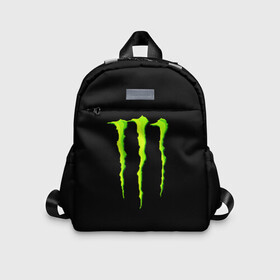 Детский рюкзак 3D с принтом MONSTER ENERGY в Белгороде, 100% полиэстер | лямки с регулируемой длиной, сверху петелька, чтобы рюкзак можно было повесить на вешалку. Основное отделение закрывается на молнию, как и внешний карман. Внутри дополнительный карман. По бокам два дополнительных кармашка | black monster | bmx | claw | cybersport | energy | monster | monster energy | moto | motocross | race | sport | киберспорт | когти | монстер энерджи | монстр | мото | мотокросс | ралли | скейтбординг | спорт | т | энергия