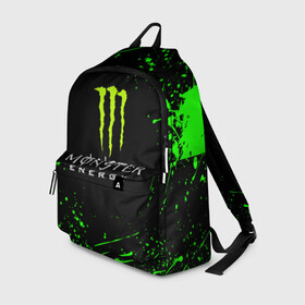 Рюкзак 3D с принтом MONSTER ENERGY в Белгороде, 100% полиэстер | лямки с регулируемой длиной, сверху петелька, чтобы рюкзак можно было повесить на вешалку. Основное отделение закрывается на молнию, как и внешний карман. Внутри два дополнительных кармана, один из которых закрывается на молнию. По бокам два дополнительных кармашка | Тематика изображения на принте: black monster | bmx | claw | cybersport | energy | monster | monster energy | moto | motocross | race | sport | киберспорт | когти | монстер энерджи | монстр | мото | мотокросс | ралли | скейтбординг | спорт | т | энергия