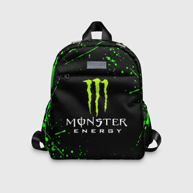 Детский рюкзак 3D с принтом MONSTER ENERGY в Белгороде, 100% полиэстер | лямки с регулируемой длиной, сверху петелька, чтобы рюкзак можно было повесить на вешалку. Основное отделение закрывается на молнию, как и внешний карман. Внутри дополнительный карман. По бокам два дополнительных кармашка | black monster | bmx | claw | cybersport | energy | monster | monster energy | moto | motocross | race | sport | киберспорт | когти | монстер энерджи | монстр | мото | мотокросс | ралли | скейтбординг | спорт | т | энергия