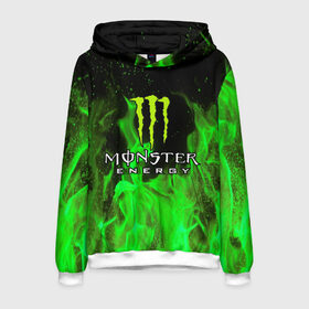 Мужская толстовка 3D с принтом MONSTER ENERGY в Белгороде, 100% полиэстер | двухслойный капюшон со шнурком для регулировки, мягкие манжеты на рукавах и по низу толстовки, спереди карман-кенгуру с мягким внутренним слоем. | black monster | bmx | claw | cybersport | energy | monster | monster energy | moto | motocross | race | sport | киберспорт | когти | монстер энерджи | монстр | мото | мотокросс | ралли | скейтбординг | спорт | т | энергия