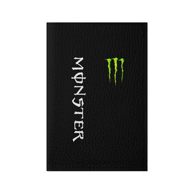 Обложка для паспорта матовая кожа с принтом MONSTER ENERGY в Белгороде, натуральная матовая кожа | размер 19,3 х 13,7 см; прозрачные пластиковые крепления | black monster | bmx | claw | cybersport | energy | monster | monster energy | moto | motocross | race | sport | киберспорт | когти | монстер энерджи | монстр | мото | мотокросс | ралли | скейтбординг | спорт | т | энергия