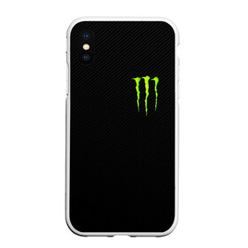 Чехол для iPhone XS Max матовый с принтом MONSTER ENERGY в Белгороде, Силикон | Область печати: задняя сторона чехла, без боковых панелей | black monster | bmx | claw | cybersport | energy | monster | monster energy | moto | motocross | race | sport | киберспорт | когти | монстер энерджи | монстр | мото | мотокросс | ралли | скейтбординг | спорт | т | энергия