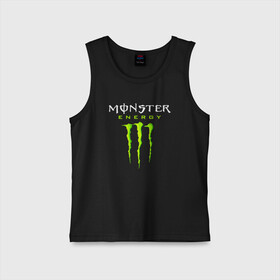 Детская майка хлопок с принтом MONSTER ENERGY в Белгороде,  |  | Тематика изображения на принте: black monster | bmx | claw | cybersport | energy | monster | monster energy | moto | motocross | race | sport | киберспорт | когти | монстер энерджи | монстр | мото | мотокросс | ралли | скейтбординг | спорт | т | энергия