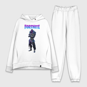 Женский костюм хлопок Oversize с принтом FORTNITE RAVEN. в Белгороде,  |  | archetype | fortnite | fortnite 2 | fortnite x | ikonik | marshmello | raven | архетип | ворон | иконик | маршмелло | фортнайт | фортнайт 2 | фортнайт глава 2