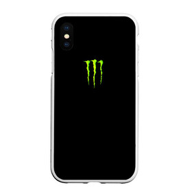 Чехол для iPhone XS Max матовый с принтом MONSTER ENERGY в Белгороде, Силикон | Область печати: задняя сторона чехла, без боковых панелей | black monster | bmx | claw | cybersport | energy | monster | monster energy | moto | motocross | race | sport | киберспорт | когти | монстер энерджи | монстр | мото | мотокросс | ралли | скейтбординг | спорт | т | энергия