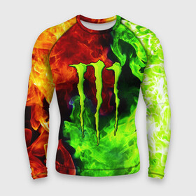 Мужской рашгард 3D с принтом MONSTER ENERGY в Белгороде,  |  | black monster | bmx | claw | cybersport | energy | monster | monster energy | moto | motocross | race | sport | киберспорт | когти | монстер энерджи | монстр | мото | мотокросс | ралли | скейтбординг | спорт | т | энергия