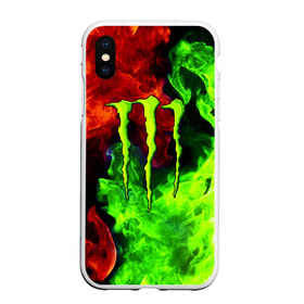 Чехол для iPhone XS Max матовый с принтом MONSTER ENERGY в Белгороде, Силикон | Область печати: задняя сторона чехла, без боковых панелей | black monster | bmx | claw | cybersport | energy | monster | monster energy | moto | motocross | race | sport | киберспорт | когти | монстер энерджи | монстр | мото | мотокросс | ралли | скейтбординг | спорт | т | энергия